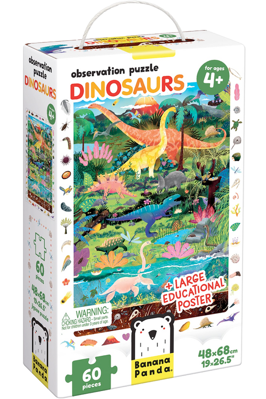 Puzzle Observation Dinosaurs (60 piezas) 4+