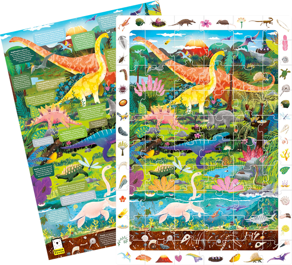 Puzzle Observation Dinosaurs (60 piezas) 4+