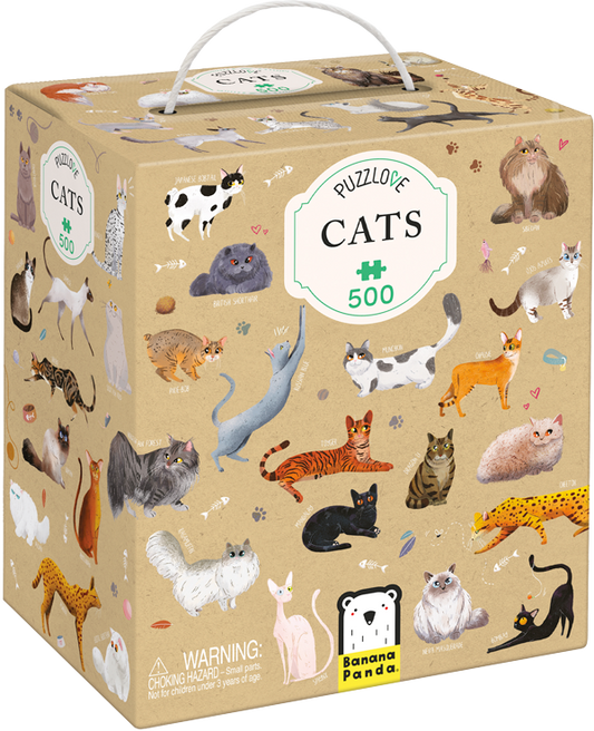 Puzzle Puzzlove Cats (500 piezas) 9+
