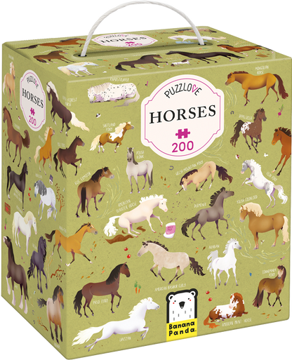 Puzzle Puzzlove Horses (200 piezas) 7+