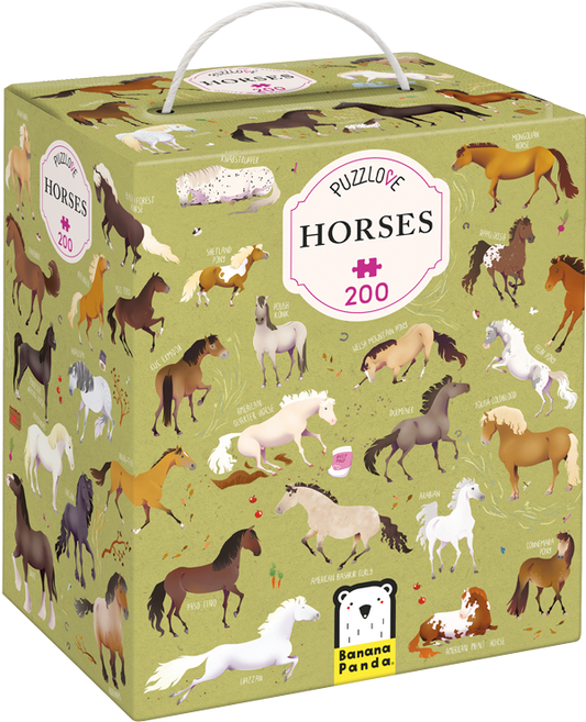 Puzzle Puzzlove Horses (200 piezas) 7+