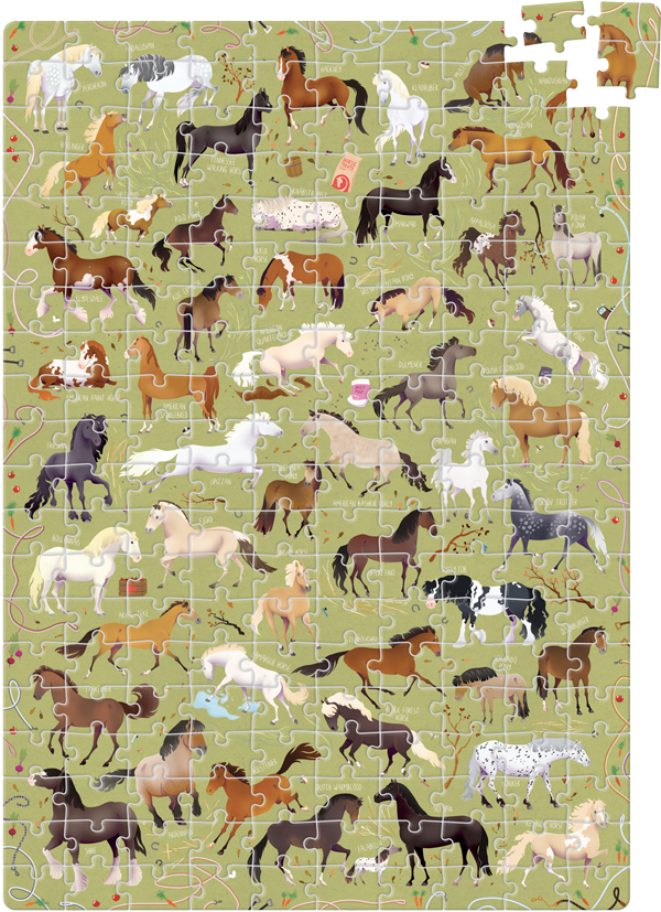 Puzzle Puzzlove Horses (200 piezas) 7+