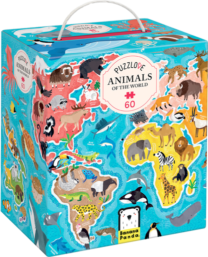 Puzzle Puzzlove Animals Of the World (60 piezas) 4+