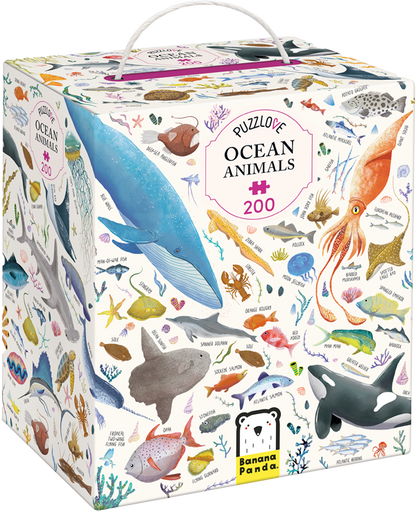 Puzzle Puzzlove Ocean Animals (200 piezas) 7+