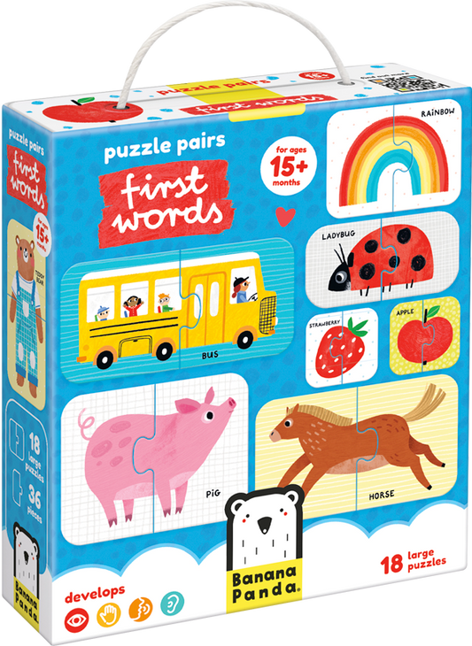 Puzzle Pairs First Words (36 piezas, 18 puzzles) 15M+