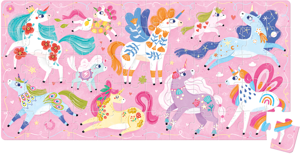 Puzzle I love Unicorns (60 piezas) 4+