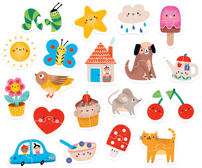 My First Puzzle Happy Pairs (38 piezas, 19 puzzles) 15M+