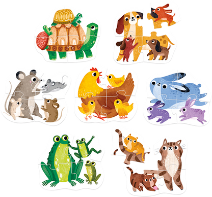 My First Puzzle Baby Animals (28 piezas, 7 puzzles) 2+