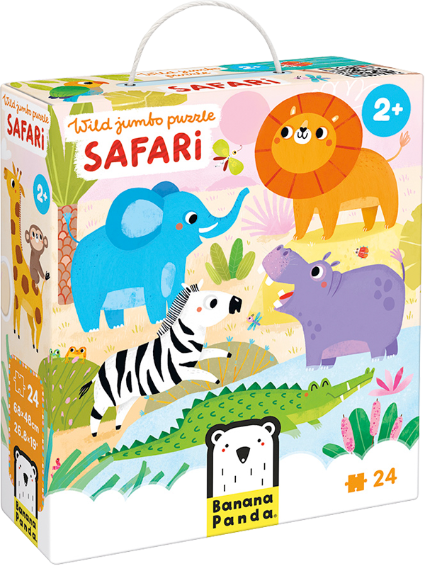 Puzzle Wild Jumbo Safari (24 piezas) 2+
