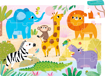 Puzzle Wild Jumbo Safari (24 piezas) 2+