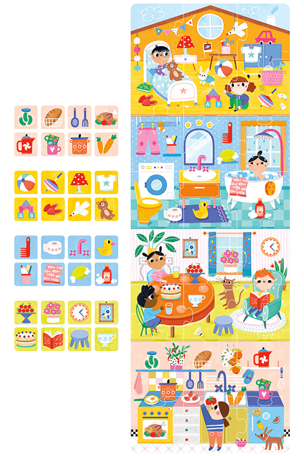 Puzzle + Home (24 piezas) 2+