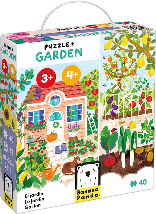 Puzzle+ El Jardín (40 piezas) 3+, 4+