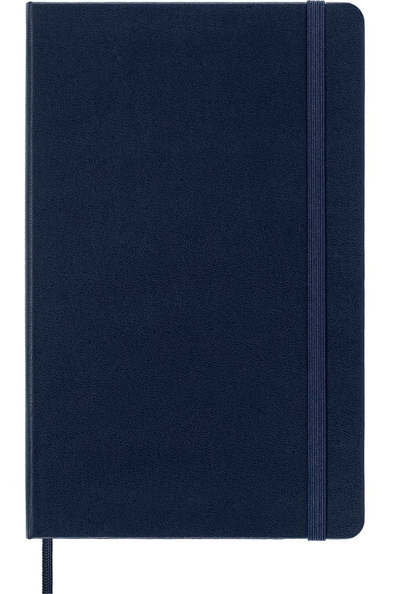 Cuaderno Clásico - Tapa dura - Large - Azul zafiro - De rayas