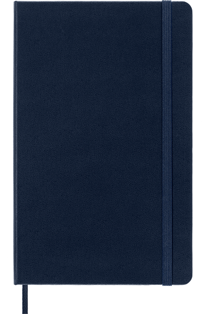 Cuaderno Clásico - Tapa dura - Large - Azul zafiro - De rayas