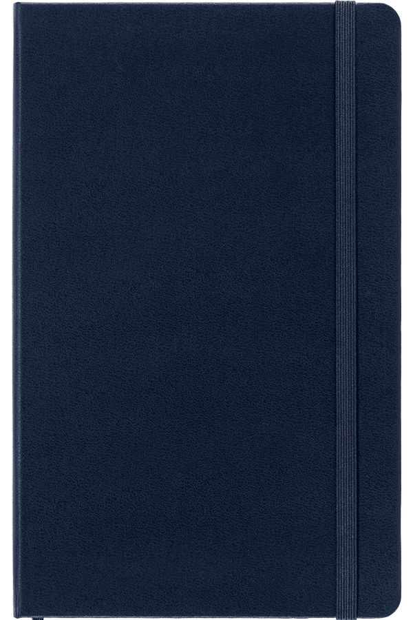 Cuaderno Clásico - Tapa Dura - Large - Azul Zafiro - Lisa