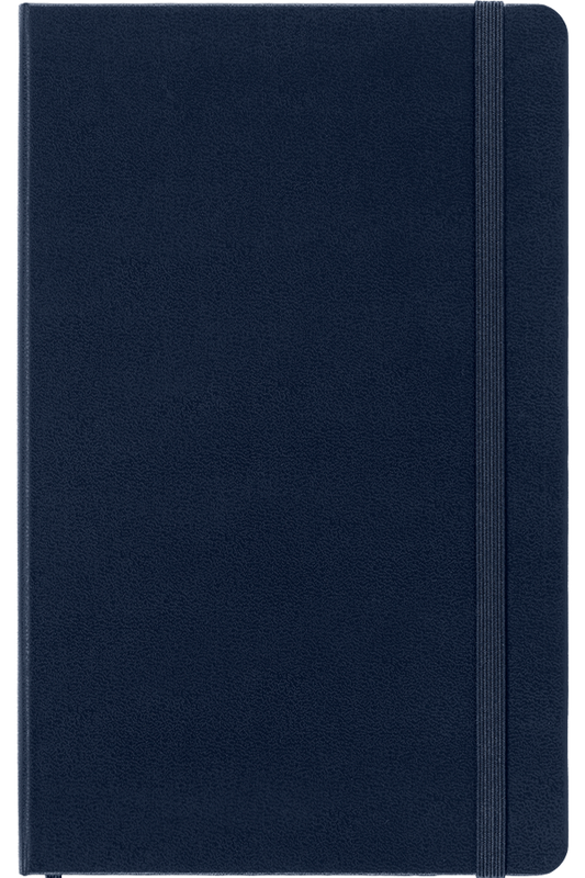 Cuaderno Clásico - Tapa Dura - Large - Azul Zafiro - Lisa
