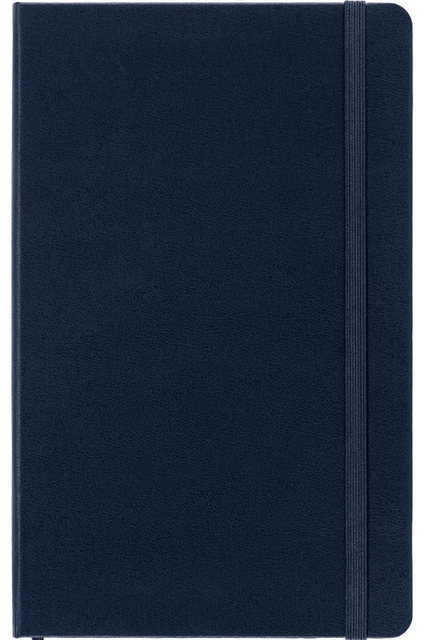 Cuaderno Clásico - Tapa Dura - Large - Azul Zafiro - Cuadriculada