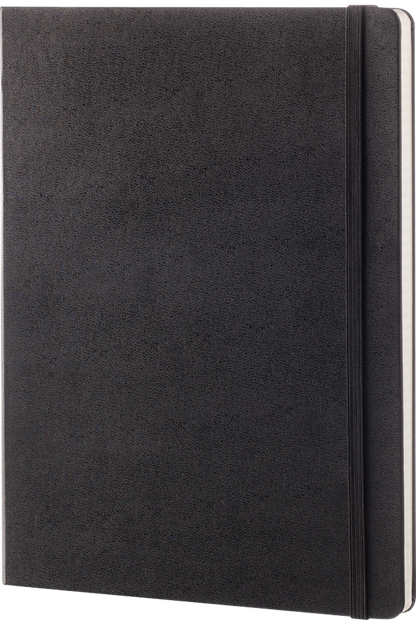 Cuaderno Clásico - Tapa dura - XL - Negro - Cuadriculada