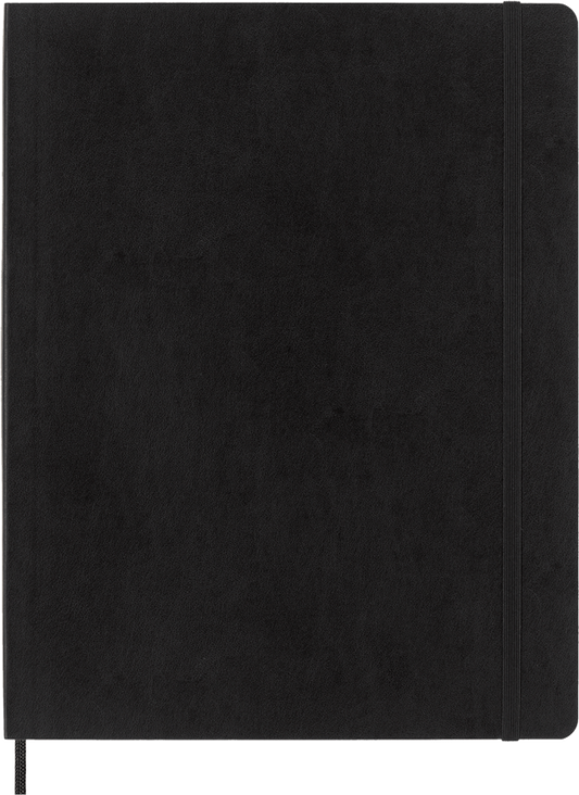 Cuaderno Clásico - Tapa Blanda - XXL - Negro - Lisa