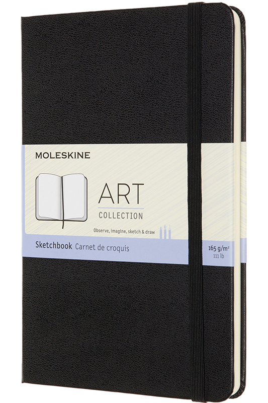 Cuaderno para dibujo - Tapa dura - Medium - Negro