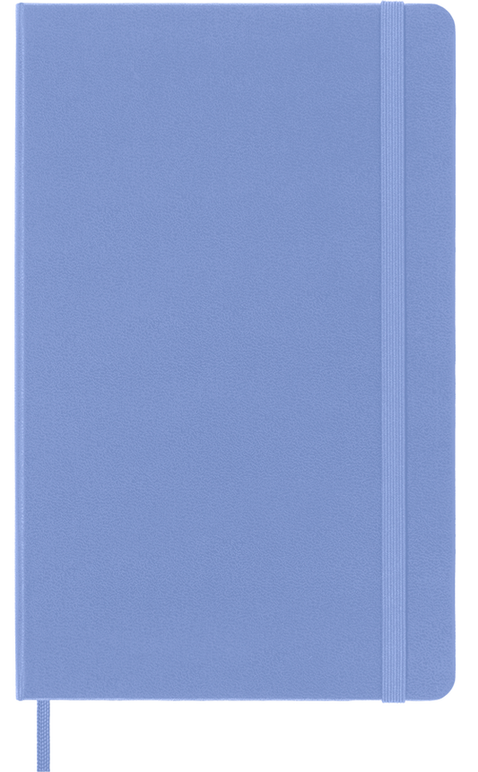 Cuaderno Clásico - Tapa dura - Large - Azul hortensia - Lisa
