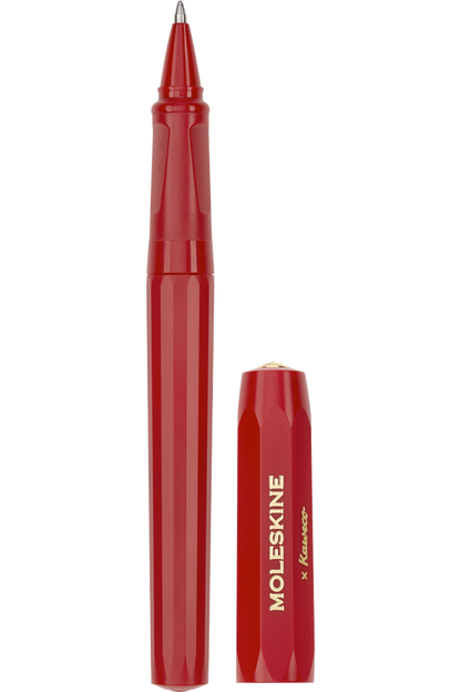 Bolígrafo Moleskine x Kaweco - Rojo - 1.0 MM - Tinta azul