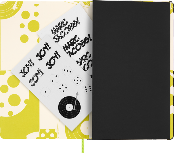 Cuaderno Ed. Limitada - Marc Jacob. Derrick Adams - T. Dura - Large - Amarilla - De rayas