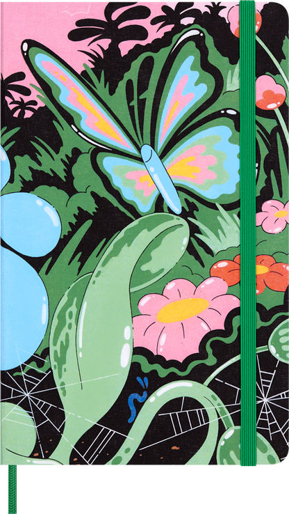Cuaderno Ed. Limitada - Marc Jacob. Hattie Stewart - T. Dura - Large - Verde - De rayas