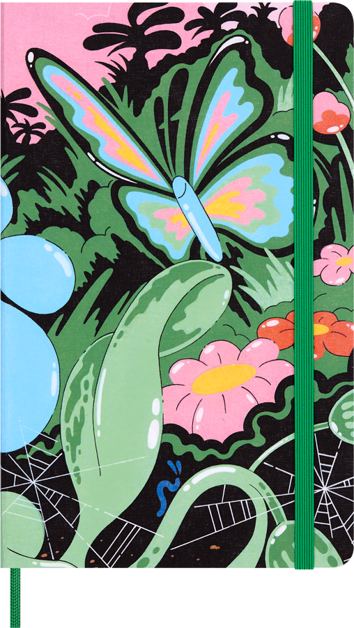 Cuaderno Ed. Limitada - Marc Jacob. Hattie Stewart - T. Dura - Large - Verde - De rayas