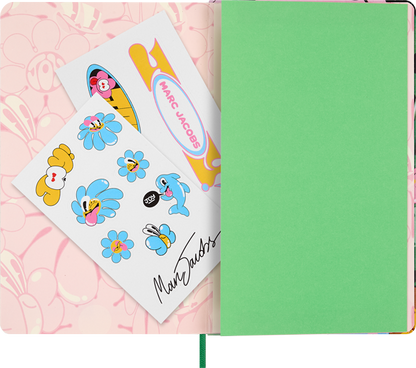 Cuaderno Ed. Limitada - Marc Jacob. Hattie Stewart - T. Dura - Large - Verde - De rayas