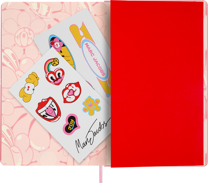 Cuaderno Ed. Limitada - Marc Jacob. Hattie Stewart - T. Dura - Large - Rosa - De rayas