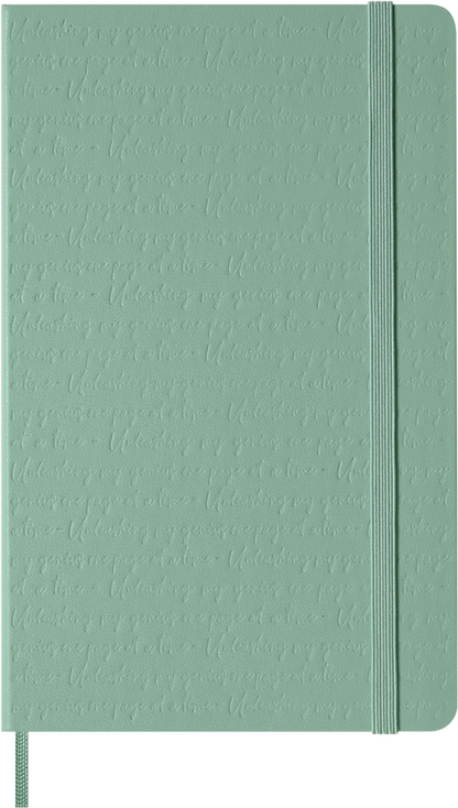 Cuaderno Clásico - Tapa dura con relieve - Large - Verde Salvia - Lisa