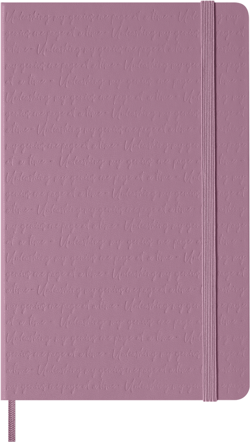 Cuaderno Clásico - Tapa dura con relieve - Large - Rosa Majestuoso - Lisa