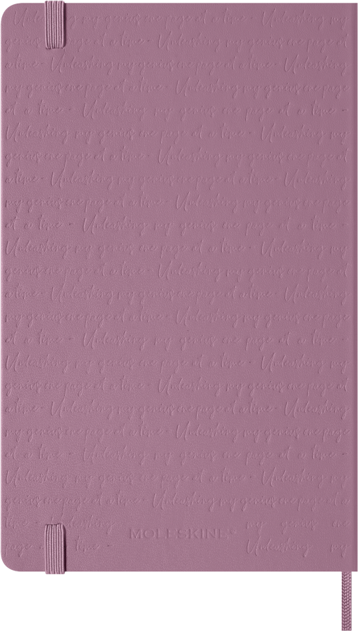 Cuaderno Clásico - Tapa dura con relieve - Large - Rosa Majestuoso - Lisa