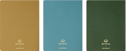 Libretas Cahier - El Señor de los Anillos - XL - De rayas - Set de 3