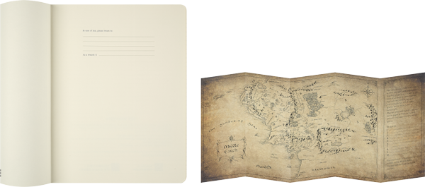 Cuaderno El Señor de los Anillos. Gandalf - T. Blanda - XL - De rayas