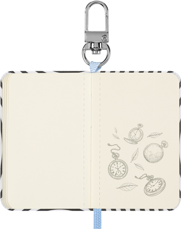 Cuaderno Mini Alicia en el País de las Maravillas - T. Dura - Llavero
