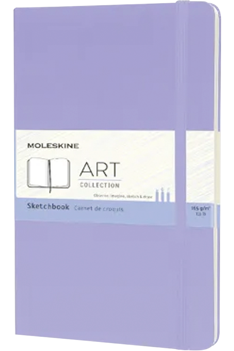 Cuaderno para dibujo - Tapa dura - Large - Violeta