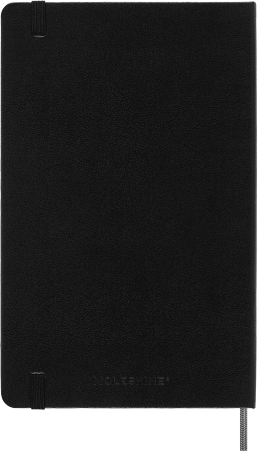 Agenda sin fecha - Semanal - T. Dura - Large - Negro