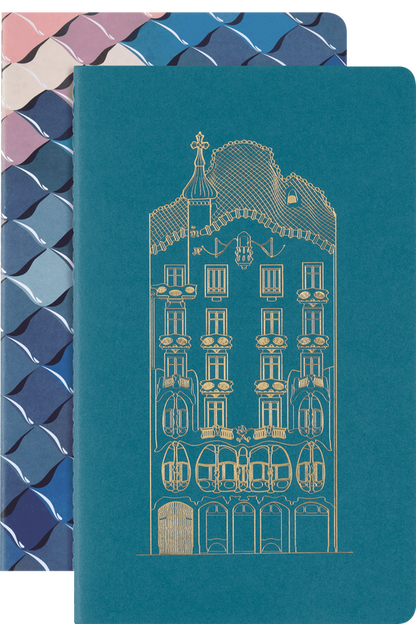 Libretas Cahier Ed. Limitada - Casa Batlló - Large - Lisa - Set de 2