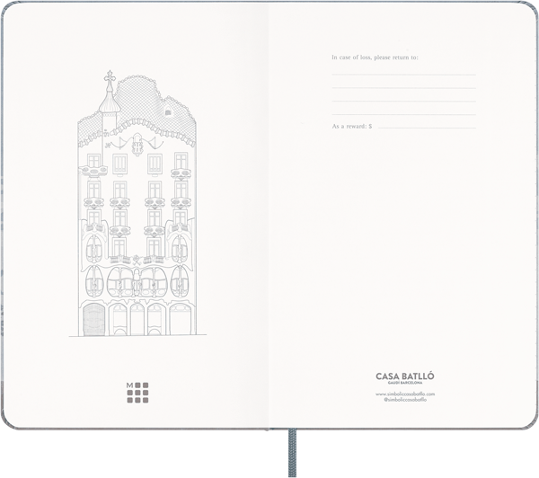 Cuaderno Casa Batlló - Tapa dura - Large - De rayas