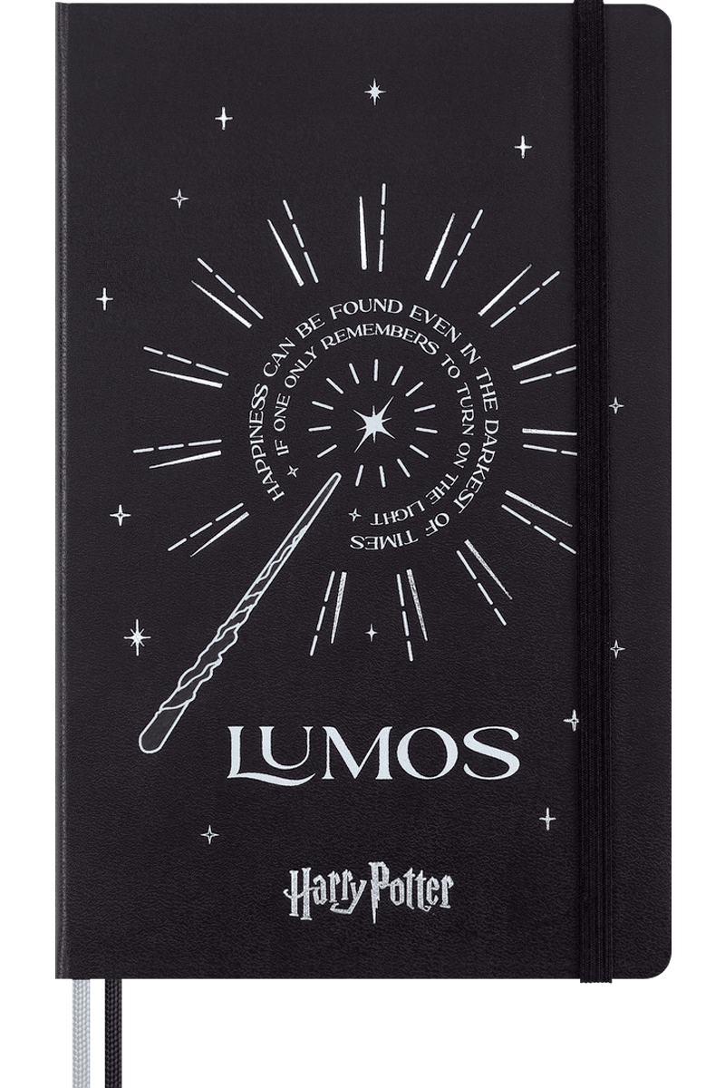 Cuaderno Ed. Limitada - Harry Potter, Lumos - Tapa dura - Large - De rayas