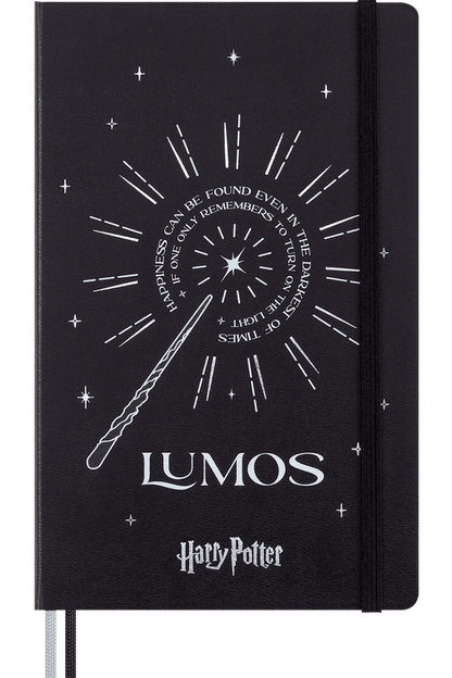 Cuaderno Ed. Limitada - Harry Potter, Lumos - Tapa dura - Large - De rayas