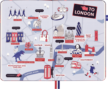 Cuaderno guía de viaje London LUXE x Moleskine