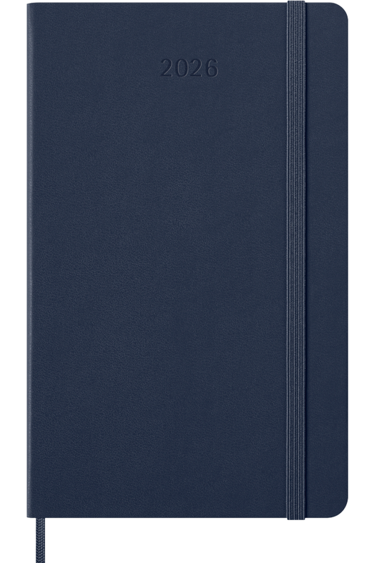Agenda 2026 - Diaria - Tapa dura - Large - Azul zafiro
