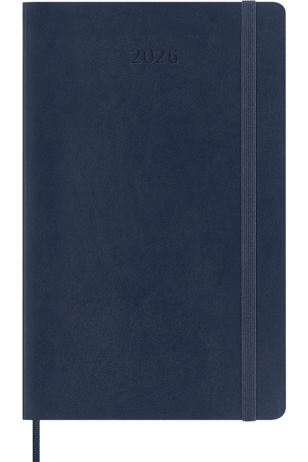 Agenda 2026 - Diaria - Tapa blanda - Large - Azul zafiro