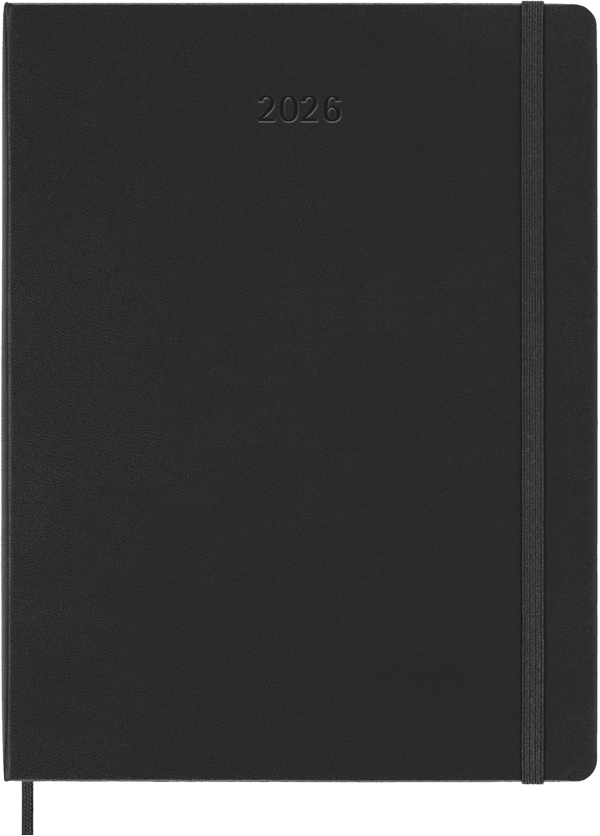Agenda 2026 - PRO Semanal vertical - Tapa dura - XL - Negro