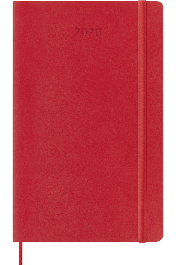 Agenda 2026 - Semanal - Tapa blanda - Large - Rojo escarlata