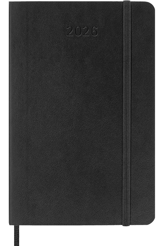 Agenda 2026 - Semanal - Tapa blanda - Pocket - Negro
