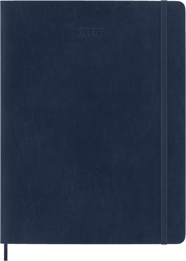 Agenda 2026 - Semanal - Tapa blanda - XL - Azul zafiro